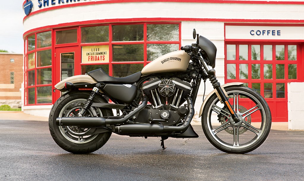 Harley-Davidson Sportster  Iron 883 Wallpaper (1024 × 610)