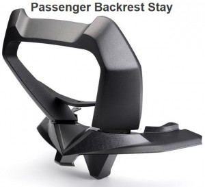 passenger backrest stay