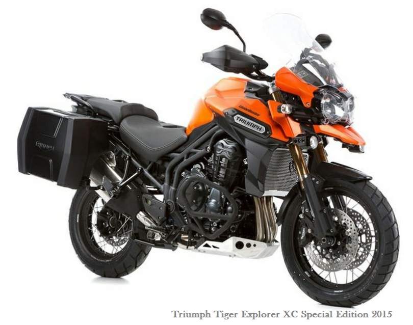 Latest Triumph Tiger Explorer XC Special Edition 2015