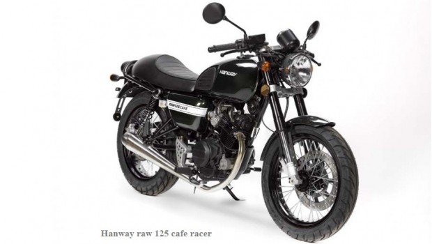 Chinese Hanway Presents Motorcycle Raw Hanway 125 Cafe Racer