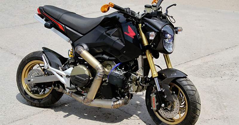 Honda MSX 125 Engine Conduction to Ducati Panigale
